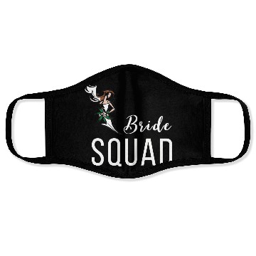 Discover Bride Squad Face Masks