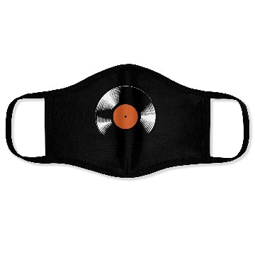 Discover Melting vinyl disc. Face Masks