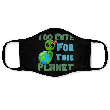 Discover Too Cute For This Planet Ufo Alien Face Masks