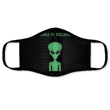 Discover Storm Area 51 Funny Alien Escape Face Masks