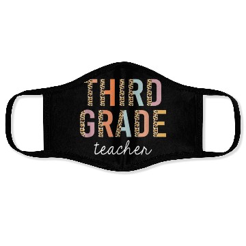 Discover Third Grade Teacher Back to School Face Masks