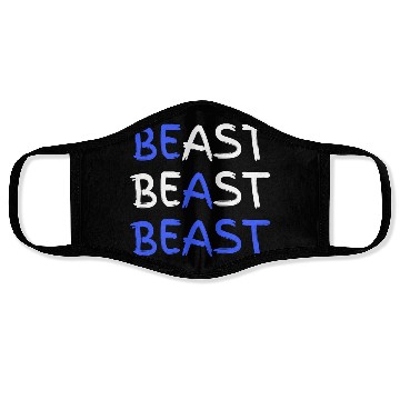 Discover Be A Beast Fitness Workout Gym Face Masks