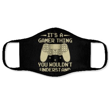 Discover Game Console Gamer Video Game PC Gaming Controller Face Masks
