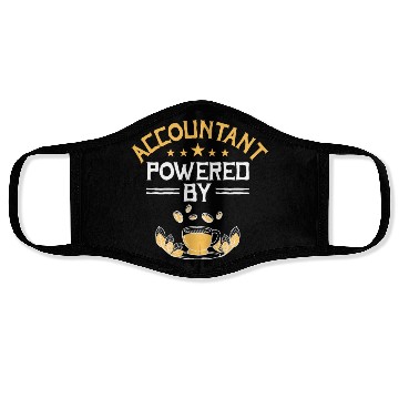 Discover Coffee Drinker Caffeine CPA Accounting Accountant Face Masks