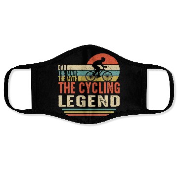 Discover The Cycling Legend: Conquer the Road - Inspiration Face Masks