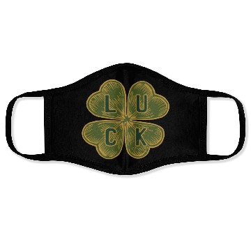 Discover St. Patrick's Day Clover Luck Face Masks