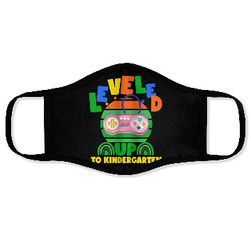 Discover Level up to kindergarten, back to school Face Masks
