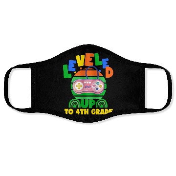 Discover Level up to 4th grade, back to school Face Masks