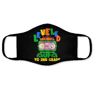 Discover Level up to 2nd grade, back to school Face Masks