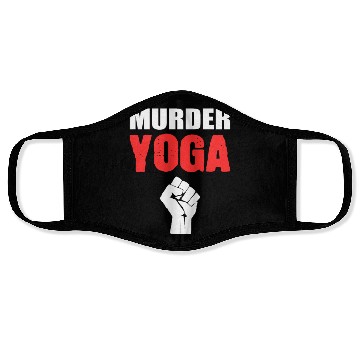 Discover Murder Yoga Yoga Coach Gift Face Masks