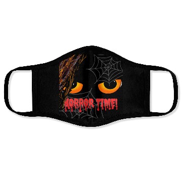 Discover horror time Face Masks