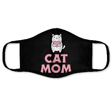 Discover Cat Mom Face Masks