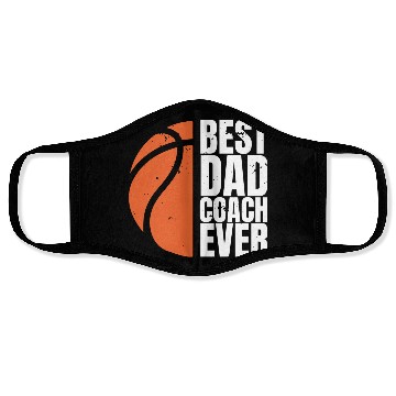 Discover BEST DAD COACH EVER Face Masks