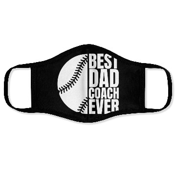 Discover Best Dad Coach Ever Face Masks
