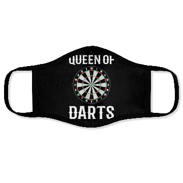 Discover Queen Of Darts Dart Player Face Masks