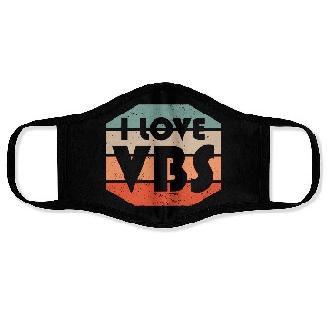 Discover I Love VBS Summer Camp Vacation Bible School Crew Face Masks