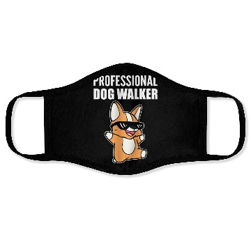 Discover Professional Dog Walker Pet Lover Gift Face Masks