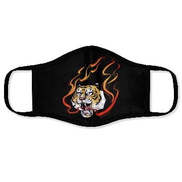 Discover Tiger Flame Face Masks