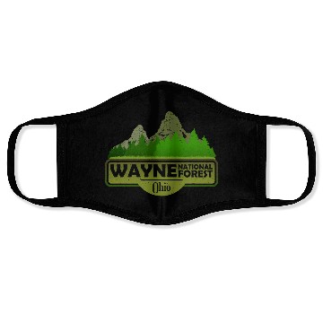 Discover Wayne National Forest Ohio USA Face Masks