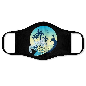 Discover surfing club Face Masks