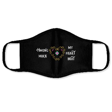 Discover Hmong make my heart beat Face Masks