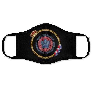 Discover King Charles Iii British Monarch Royal Coronation Face Masks