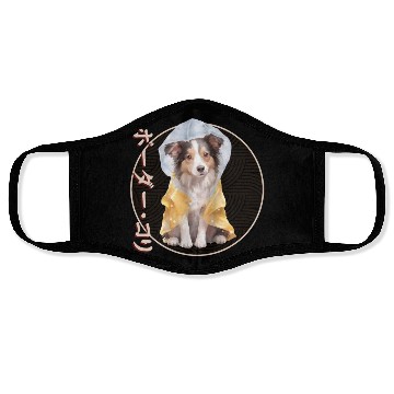 Discover Japanese Border Collie Puppy Face Masks