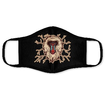 Discover Baboon Monkey Face Face Masks
