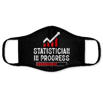 Discover Statistician In Progress Data Analysis Statistics Face Masks