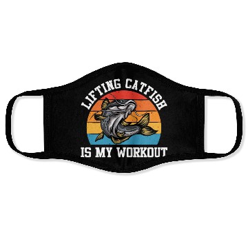 Discover Noodler Lifting Catfish is my Workout Flathead Face Masks