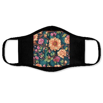Discover Colorful Floral Pattern Face Masks