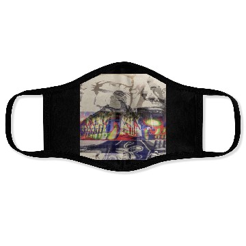 Discover Design Graffiti Illustrations from Buenos Aires Face Masks