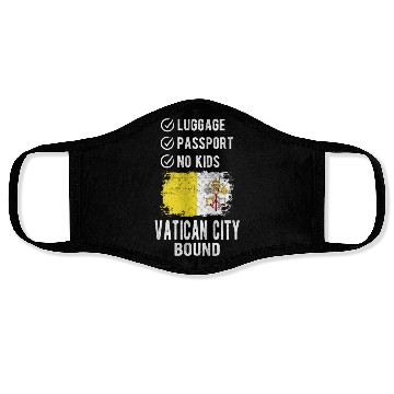 Discover Vatican City Souvenir Vacation Face Masks