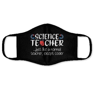 Discover Science Teacher Cooler Face Masks