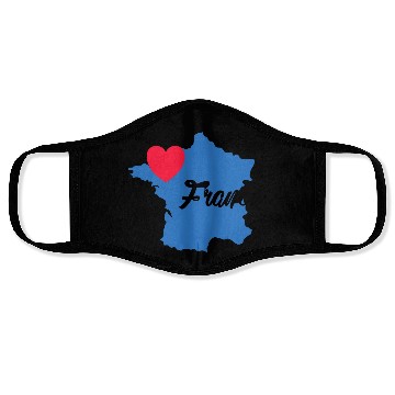 Discover France Face Masks