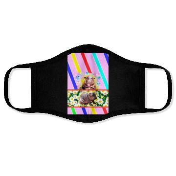 Discover WILD NATURE. HIPPO design collection Face Masks