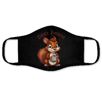 Discover Deez Beans Squirrel Coffee Mug Face Masks