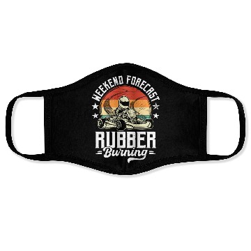 Discover Go-kart Race Weekend Forecast Rubber Burning Face Masks