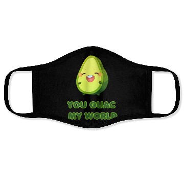 Discover You Guac My World cute avocado Face Masks
