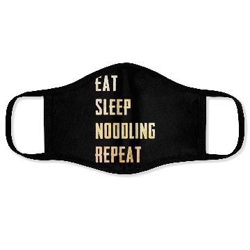 Discover Flathead Fish Eat Sleep Noodling Repeat Catfish Face Masks