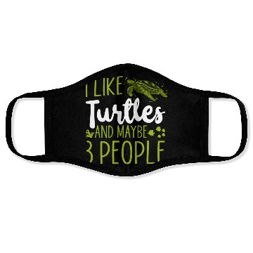 Discover Sea Turtle Tortoise I Like Turtles Face Masks