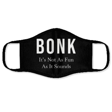 Discover High School Running Face Masks, XC Run Bonk, Unisex's