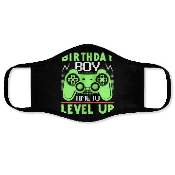 Discover Timet O Level Up Gaming Quotes Face Masks