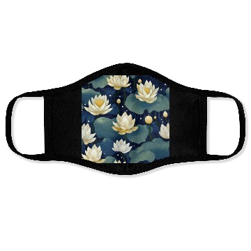 Discover Serenity Blooms: Timeless Lotus Pattern Face Masks