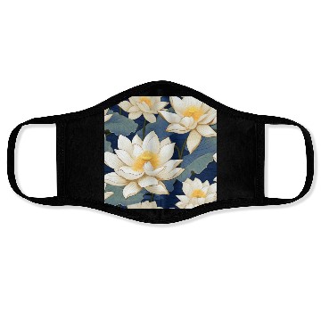 Discover Serenity Blooms: Timeless Lotus Pattern Face Masks