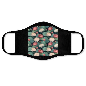 Discover Serenity Blooms: Timeless Lotus Pattern Face Masks