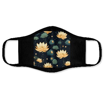Discover Serenity Blooms: Timeless Lotus Pattern Face Masks