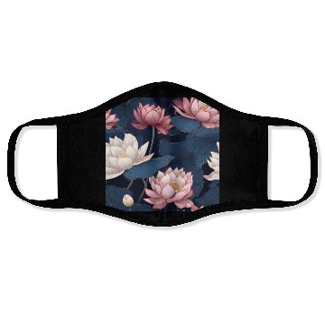 Discover Serenity Blooms: Timeless Lotus Pattern Face Masks
