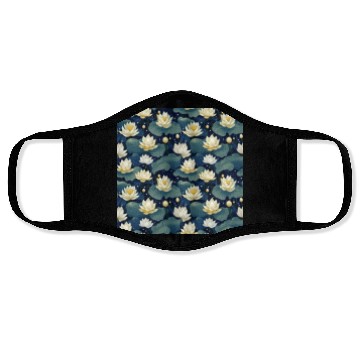 Discover Serenity Blooms: Timeless Lotus Pattern Face Masks