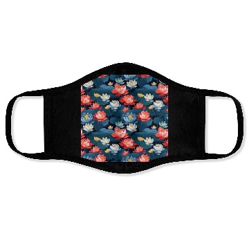 Discover Serenity Blooms: Timeless Lotus Pattern Face Masks